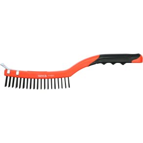 St�lborste med plastgrepp och st�lskrapa 340 mm