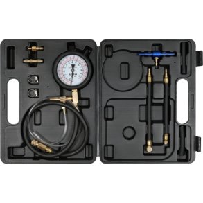 YATO YT-73025 Tryktester til Br&aelig;ndstofindspr&oslash;jtning, Benzin, 0-10 Bar