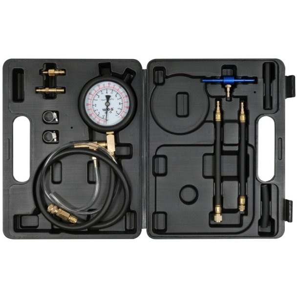 YATO YT-73025 Tryktester til Br�ndstofindspr�jtning, Benzin, 0-10 Bar