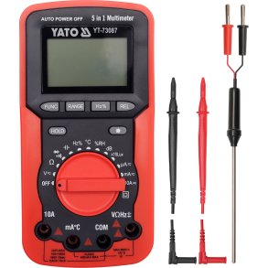 YATO YT-73087 Digitalt Multimeter 5-i-1
