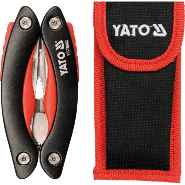 YATO Multiv&aelig;rkt&oslash;j YT-76042, 9 Dele