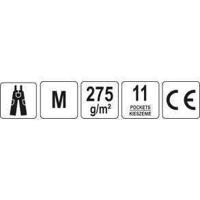 YATO DUERO Arbejdssm&aelig;kbukser YT-8031, St&oslash;rrelse M
