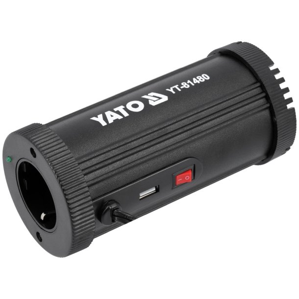 YATO Bilsp�ndingsomformer YT-81480 12V/230V 150W
