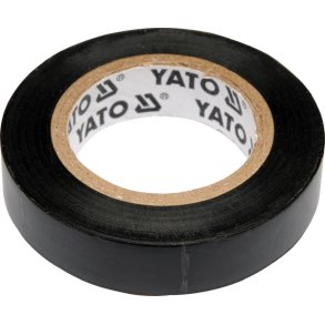 YATO Isoleringstape YT-8152, 12mm x 10m, Sort