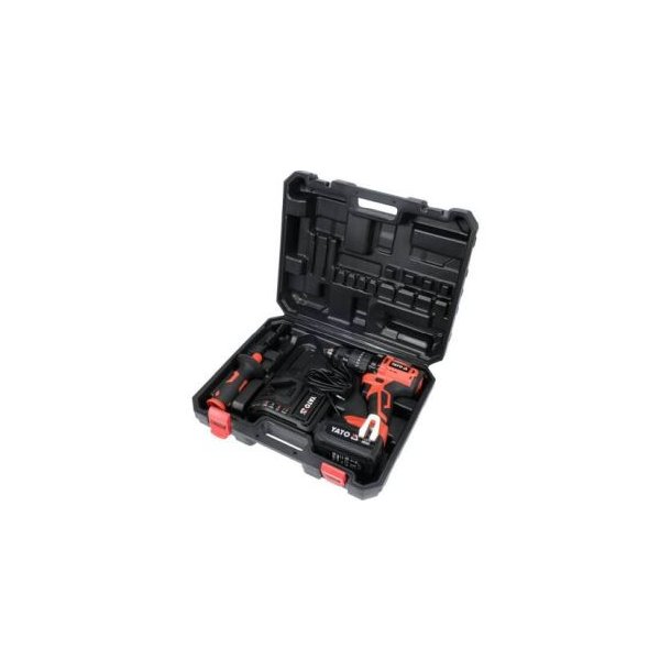 YATO YT-82792 Akku Slagbore-/skruemaskine 18V 75Nm Kulfri med 1 Batteri