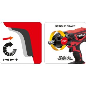 YATO Akku Slagn&oslash;gle YT-82804 18V, 300Nm, 1/2