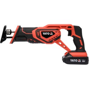 YATO Bajonetsav YT-82814 18V S&aelig;t med 2,0Ah Batteri og Oplader