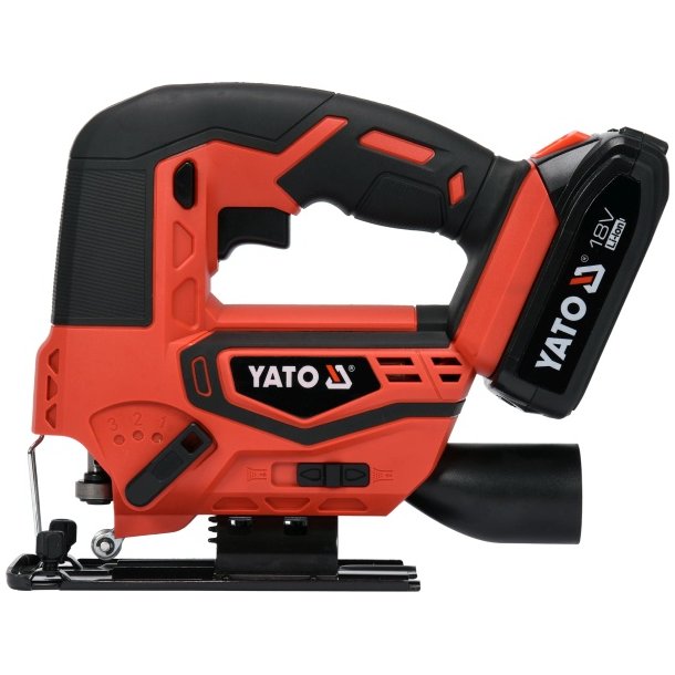 YATO Akku Stiksav 18V YT-82822 med 2,0Ah Batteri og Oplader