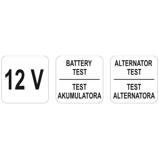 YATO YT-83101 Sp&aelig;ndingsm&aring;ler til Bil 12V