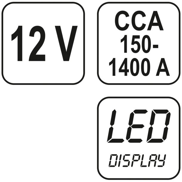 YATO YT-8311 Digital Batteritester 12V