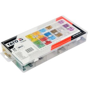 YATO YT-83140 MAXI Sikringss&aelig;t, 24 stk,, 20-100A