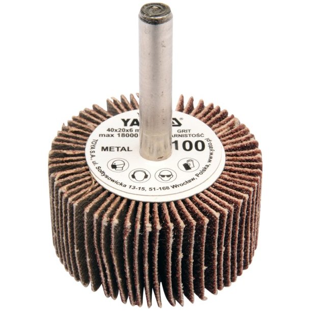 YATO Lamelslibestift 40x20x6 mm Korn 120