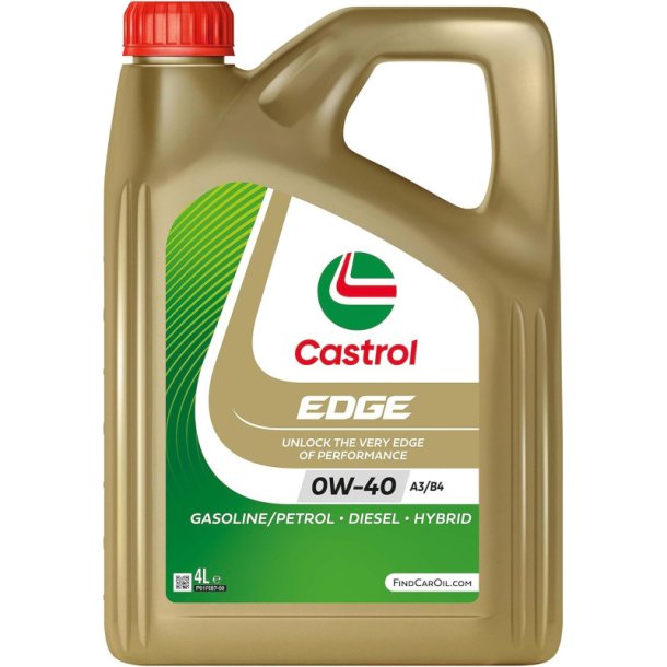 Motorolja Castrol EDGE 0W40 - A3/B4 - 4 L