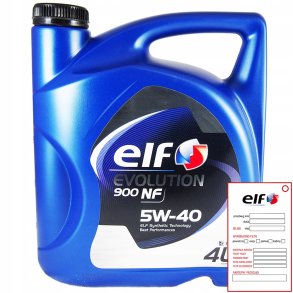 Motorolie Elf Evolution 900 NF 5W40 - 4 liter