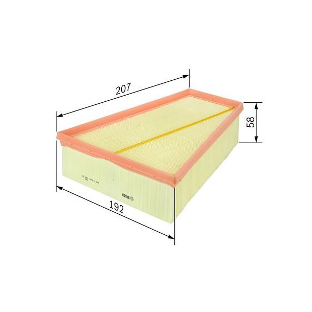 BOSCH Luftfilter f 026 400 139 (S0139)