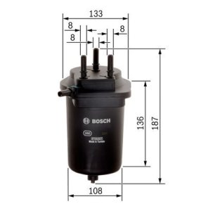 BOSCH Brnslefilter f 026 402 090 (N2090)