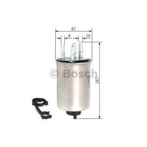 BOSCH Brnslefilter f 026 402 113 (N2113)