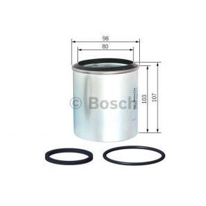 BOSCH Brnslefilter f 026 402 114 (N2114)