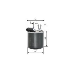 BOSCH Brnslefilter f 026 402 838 (N2838)