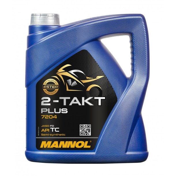 Mannol 2-takts Halvsyntetisk - 4L