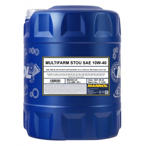 Mannol Multifarm 10W40 - 20L