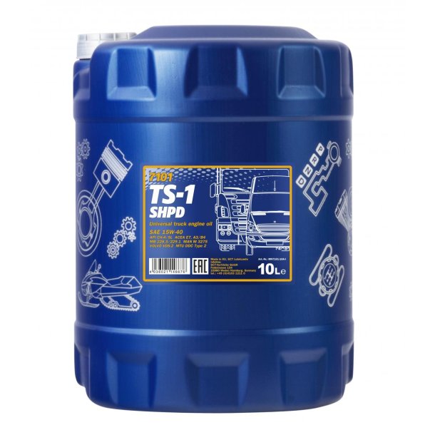 Mannol TS-1 SHPD E7 15W40 - 10L