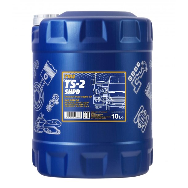 Mannol TS-2 SHPD E7 20W50 - 10L