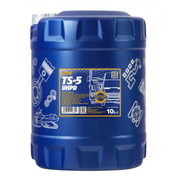 Mannol TS-5 UHPD E7 10W40 - 10L