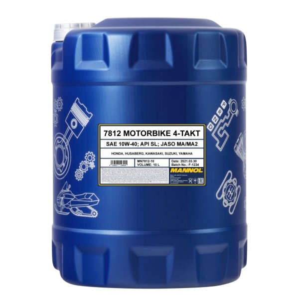 Mannol 7812 motorbike 4-T - 10 L