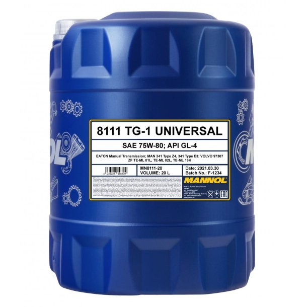 Mannol 8111 TG-1 75W80 GL4 - 20L