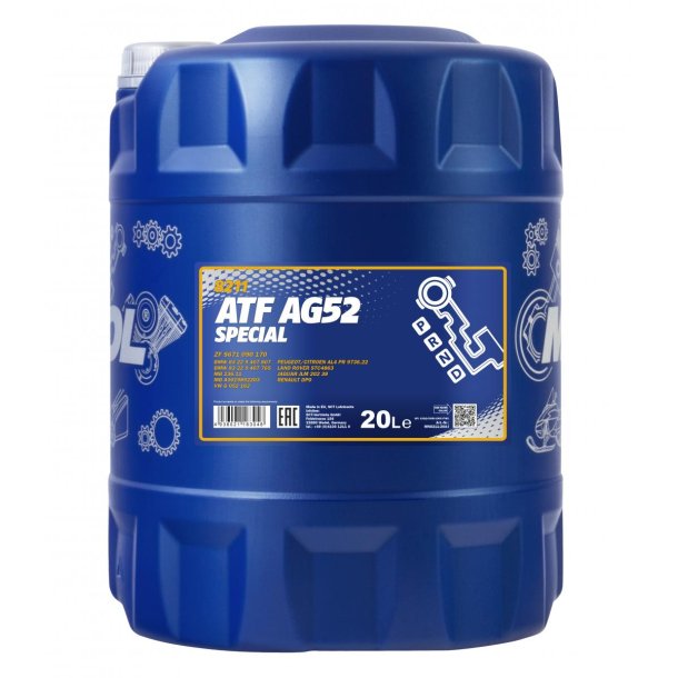 Mannol Automatv&auml;xelldsolja ATF AG52 - 20L