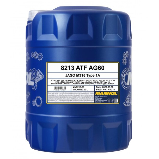 Mannol Automatv&auml;xelldsolja ATF AG60 - 20L