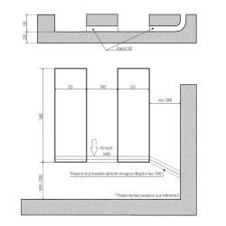 Dobbelt sakselift 3t okg-3000nf 400v